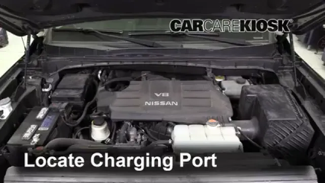 2017 Nissan Titan XD SL 5.6L V8 Climatisation Ajouter du réfrigérant